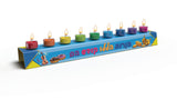 46 Pack Colorful Chanukah Lights - Wax