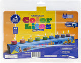 46 Pack Colorful Chanukah Lights - Wax