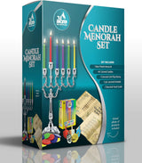 Candle Menorah Set Silver Plated