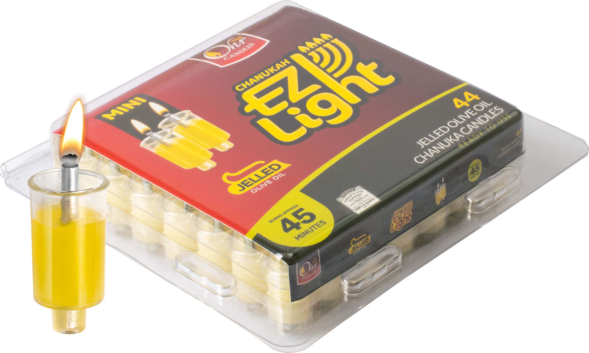 44pk Jelled Chanukah Candle 45 min