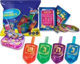 10pk Multi-Color Lucite Dreidels Medium Pack