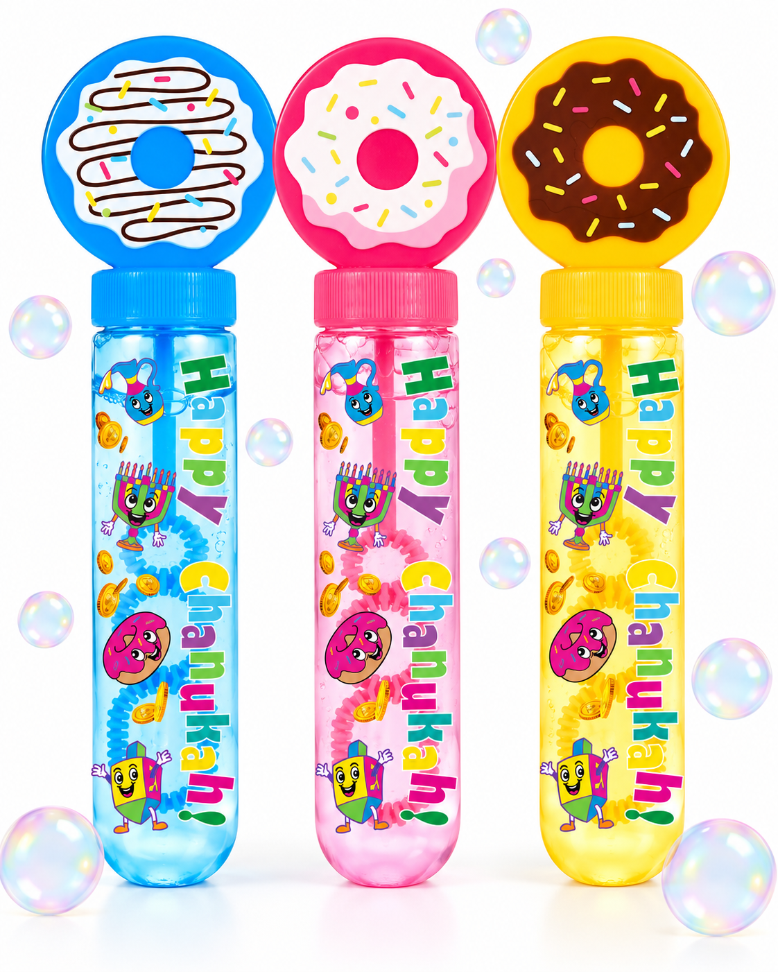 Chanukah Bubbles - Assorted Colors