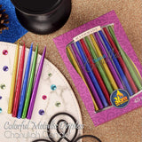 Metallic Multi Color Chanukah Candles