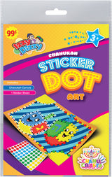 Chanukah Sticker Dot Art