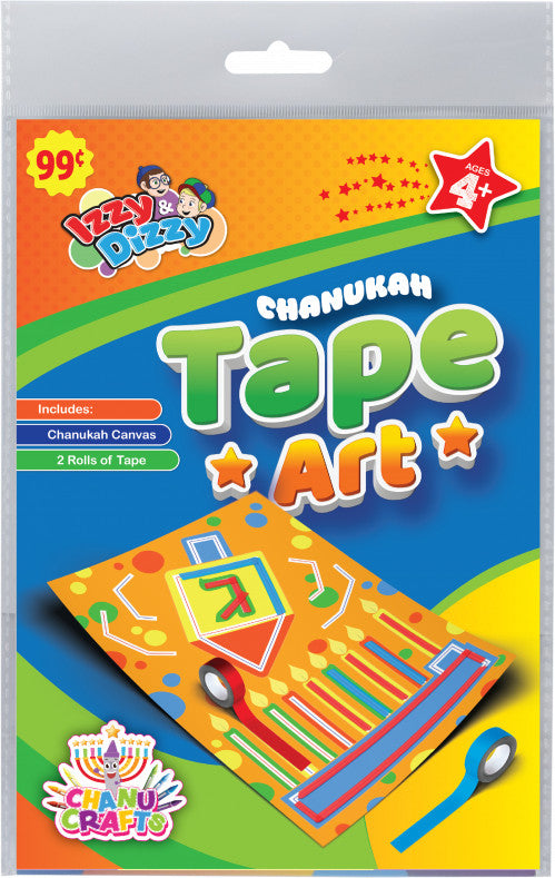 Chanukah Tape Art