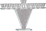 Crystal Glass Menorah