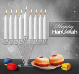 Crystal Glass Menorah