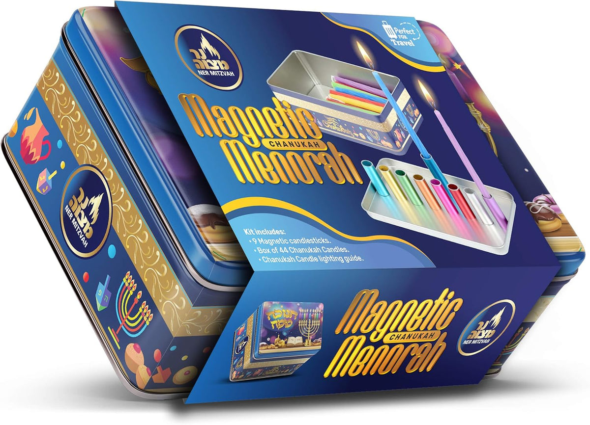 Travel Magnetic Menorah Tin