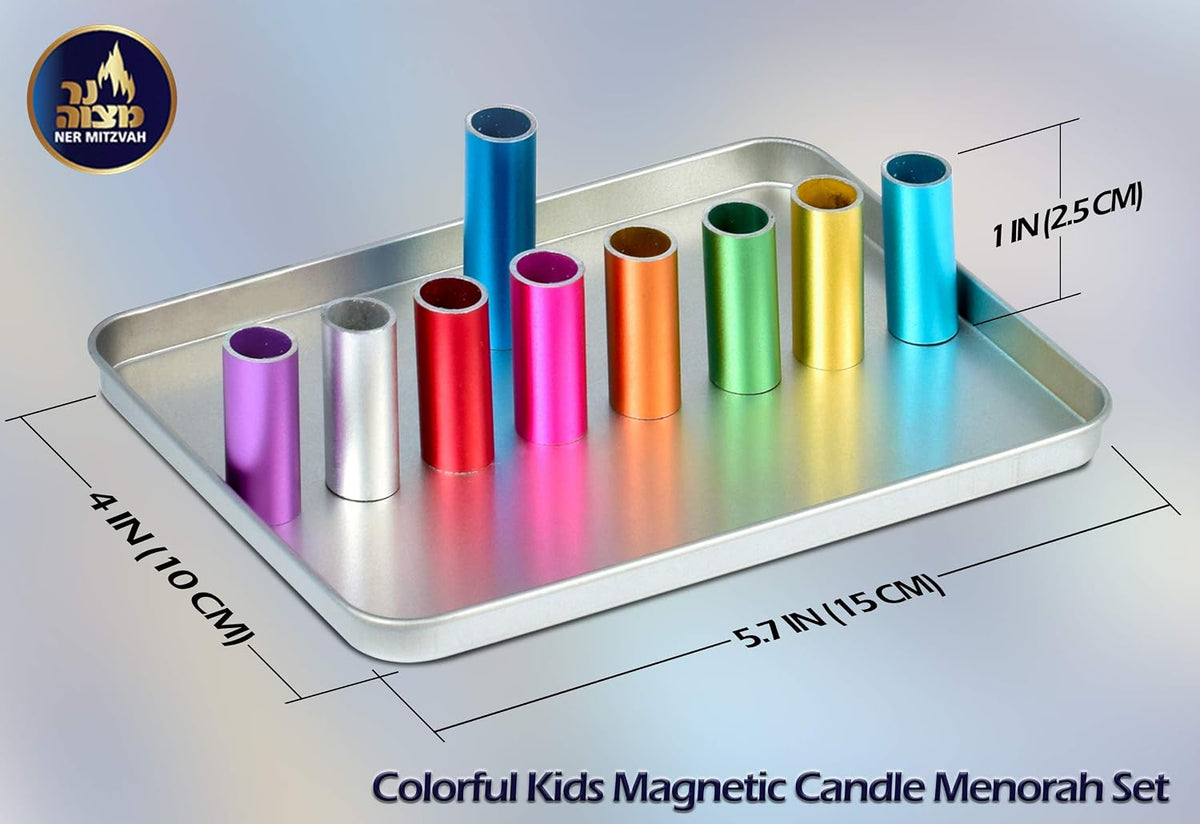 Travel Magnetic Menorah Tin