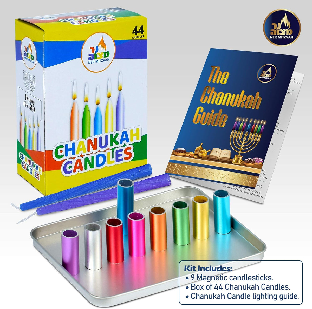 Travel Magnetic Menorah Tin