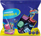 Metallic Dreidels Medium Size Gold and Silver 10 Pack