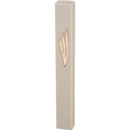 Polymer "Concrete" Mezuzah 30 cm, Stone - Like - Gold