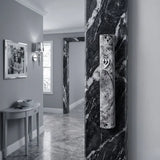 Plastic Mezuzah 15 cm - Gray Marble