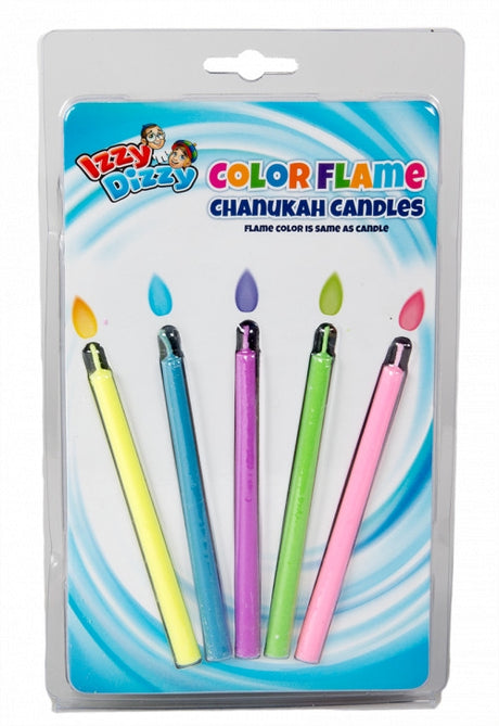 Color Flame Chanukah Candles