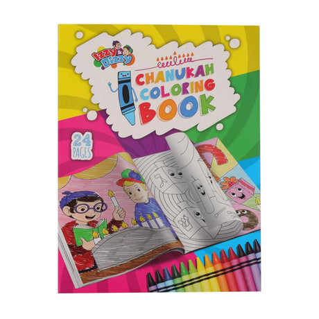 Ner Mitzvah Chanukah Colouring Book