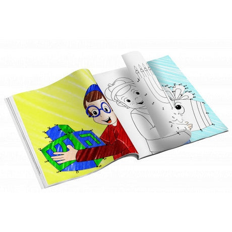 Dot to Dot Coloring Book - Chanukah