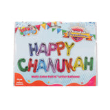 Multi Color Foil Letter Balloons Happy Chanukah