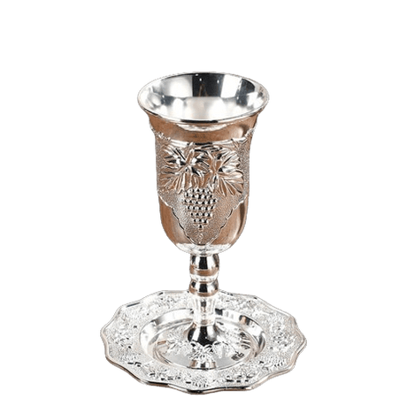 KIDDUSH CUP WITH TRAY