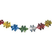 8" 15 Section Multi Colored Garland