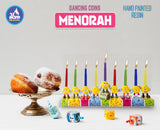 Menorah - Dancing Coins