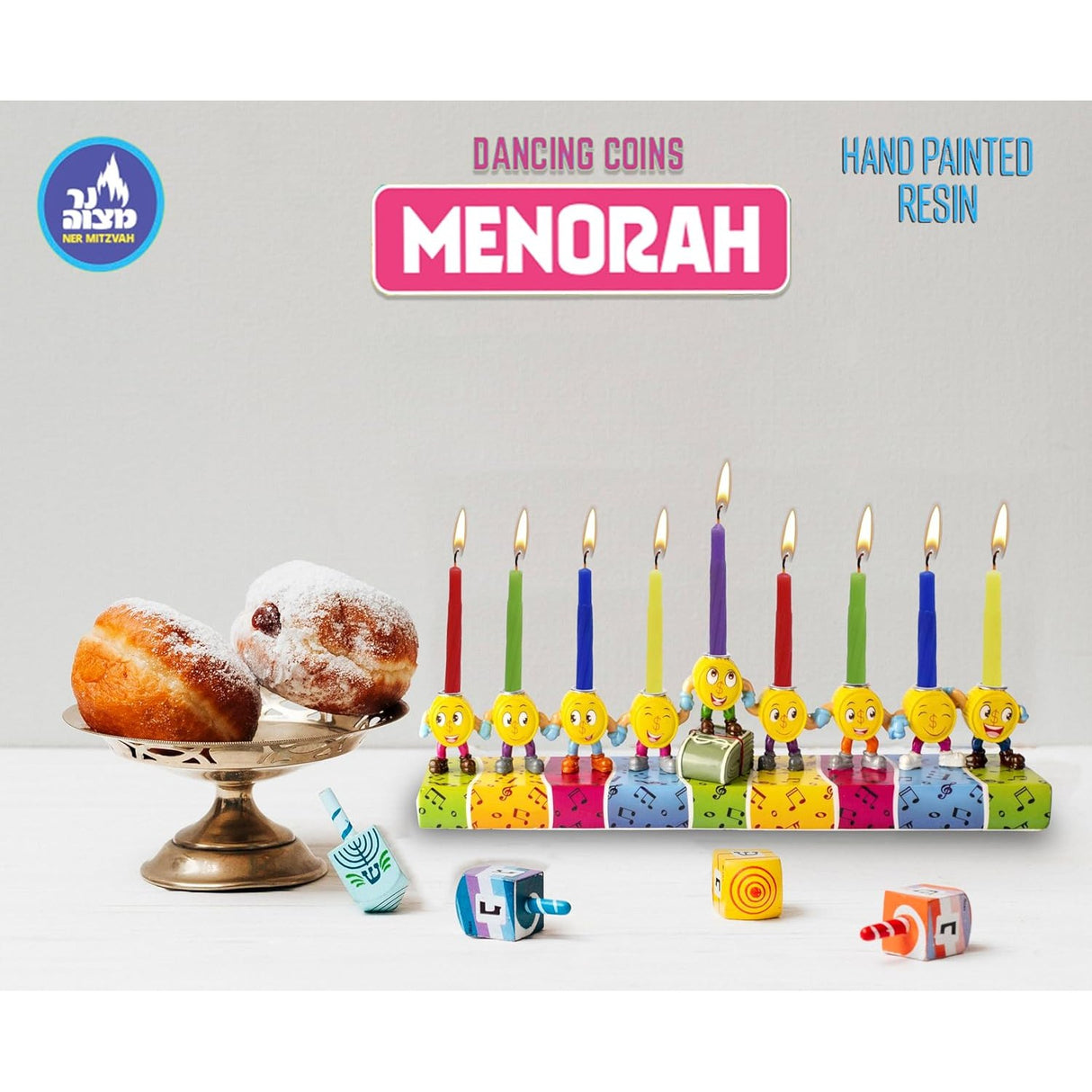 Menorah - Dancing Coins