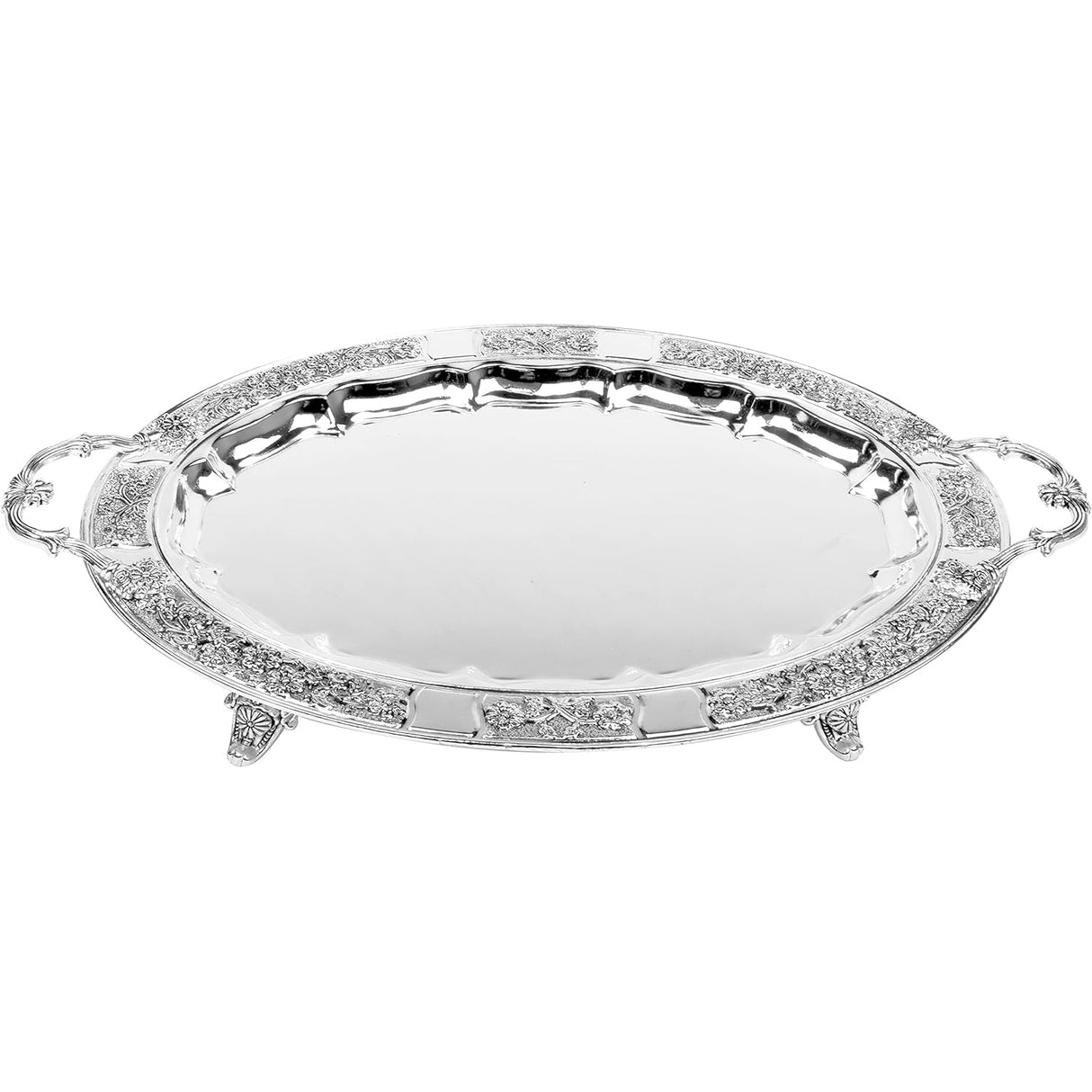 Silver Plated Oval Tray