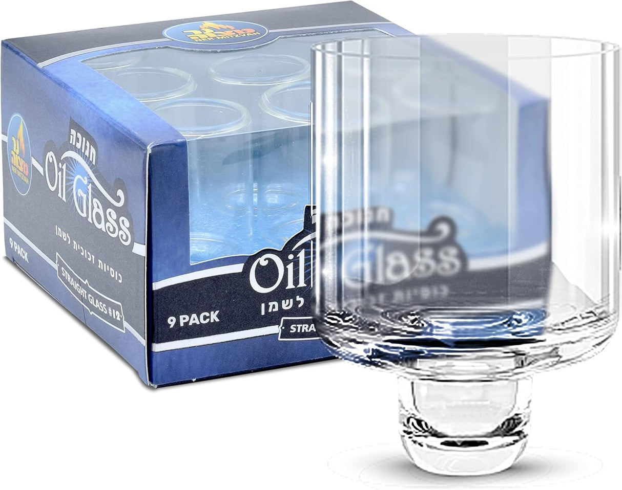 9-Pack Straight Glass Oil Set size #12
