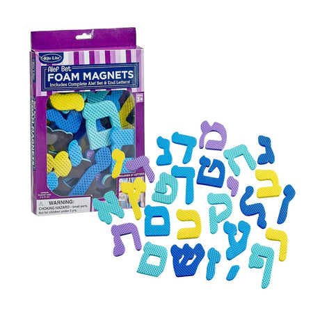 Alef Bet Foam Magnets by Rite Lite