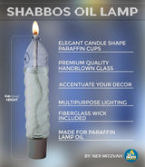 Twisted Candle Shape Glass