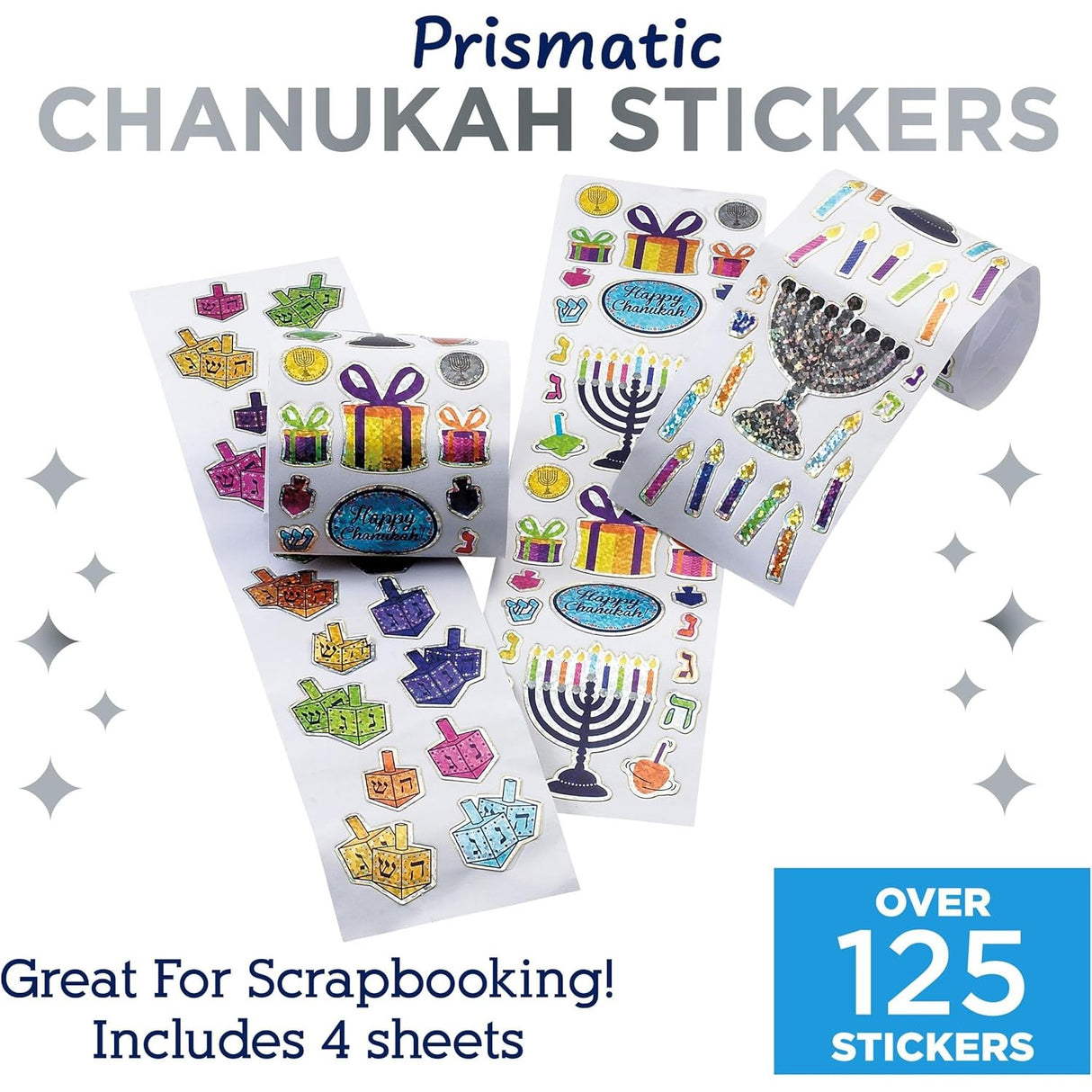 Rite Lite Chanukah Box of Chanukah Stickers! - Over 125 Stickers for Hours of Hanukkah Fun!