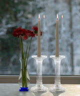 Glass Candlestick Set Pillar Design