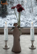 Twisted Candle Shape Glass