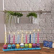 Hand-Painted Resin Cupcakes Menorah