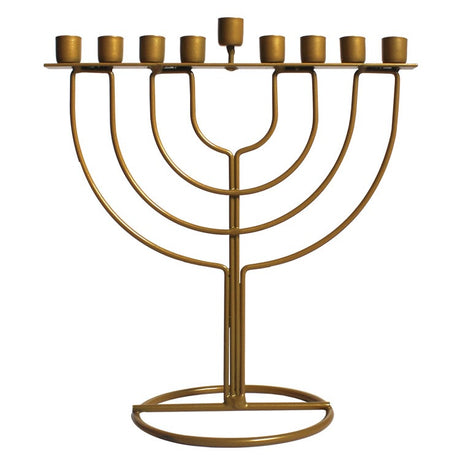 GOLD WIRE MENORAH