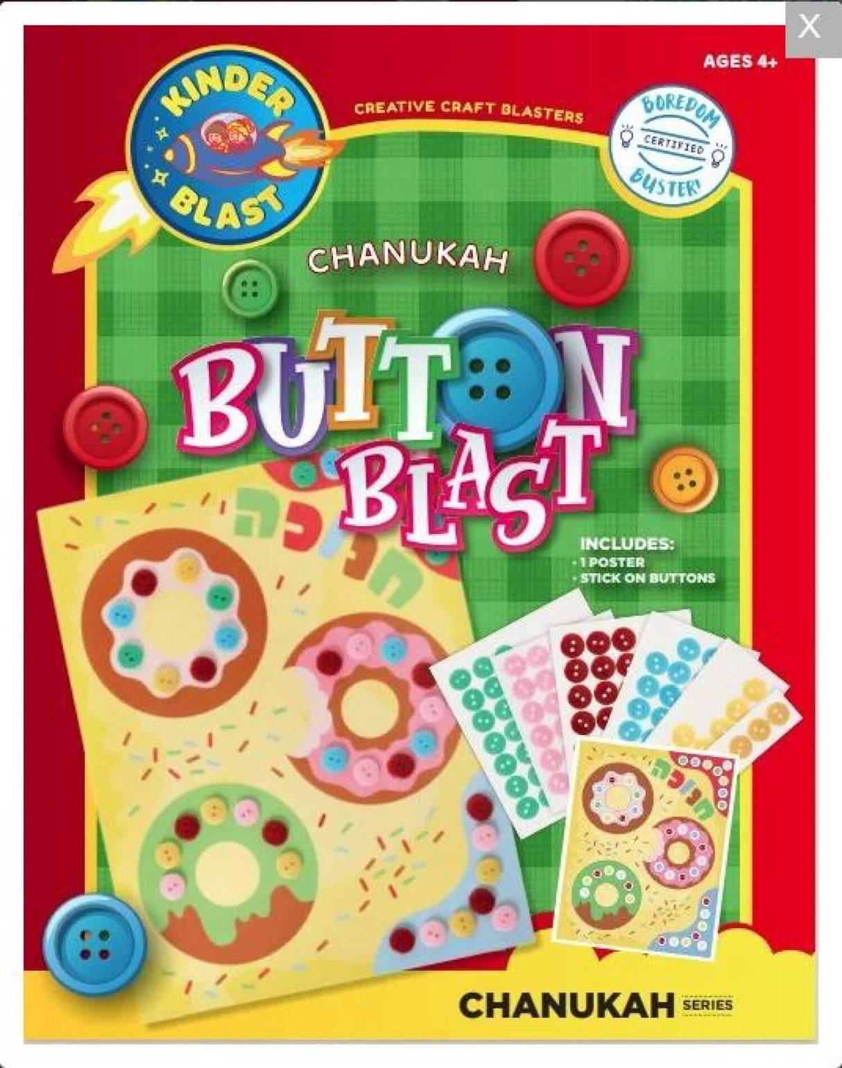 Button Blast - Chanukah