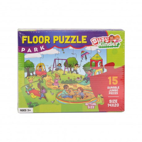 Busy Kinder - 15 Piece Floor Puzzle - Park Scene