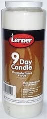 LERNER 9 DAY MEMORIAL CANDLE
