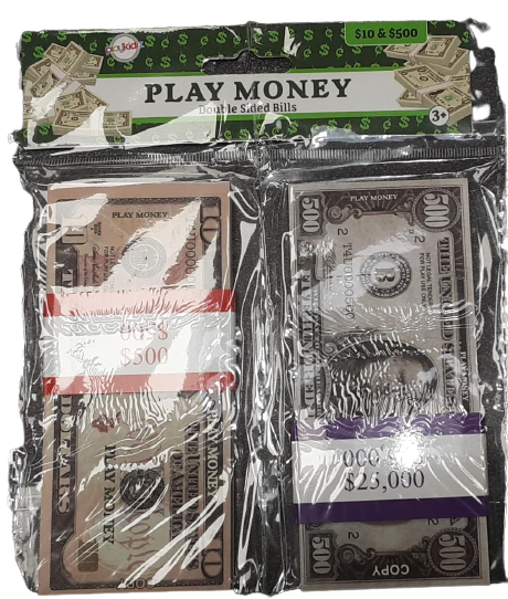 Play Money $10 & $500