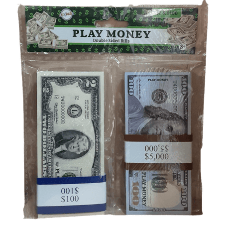 Play Money $2 & $100