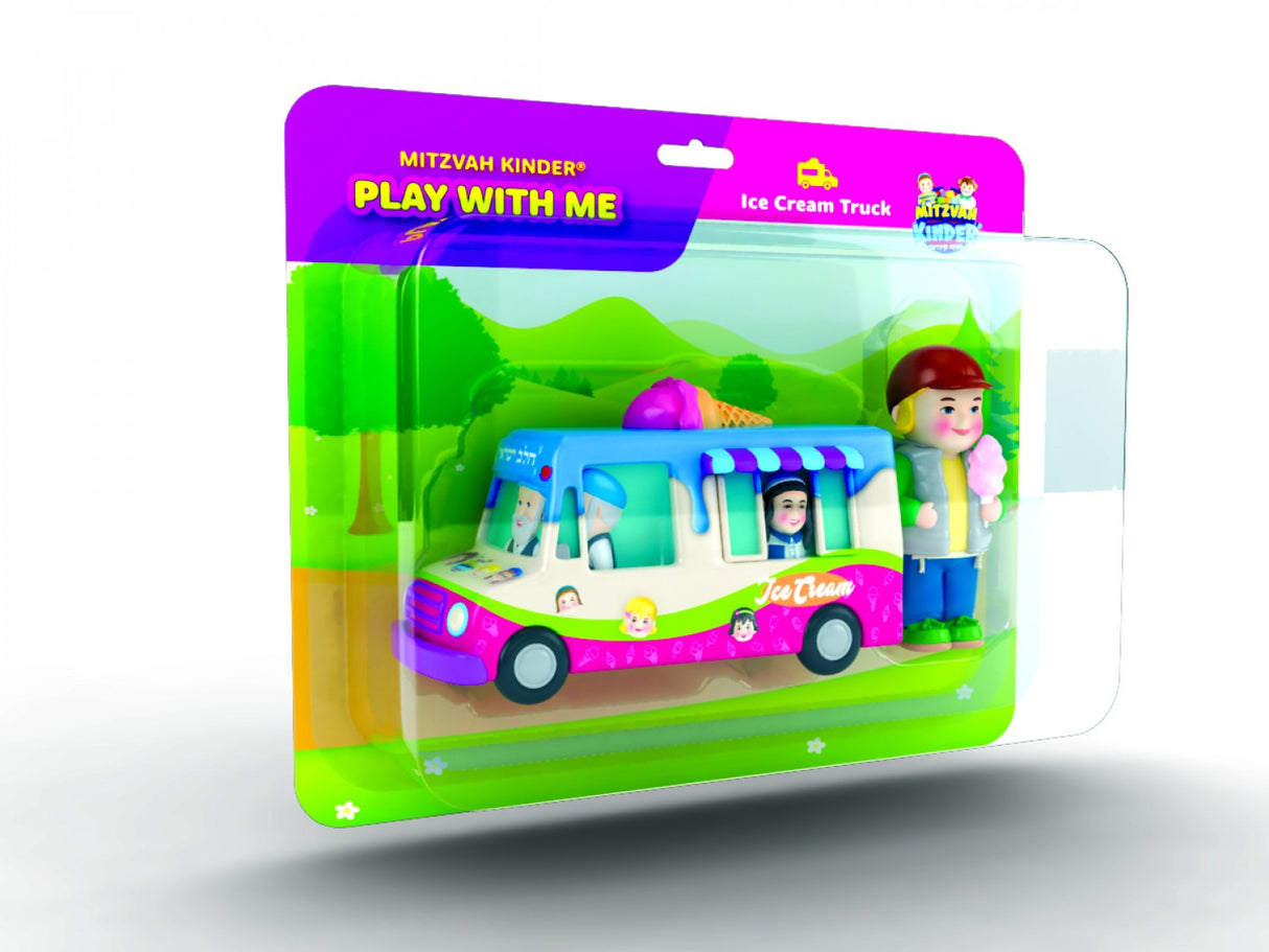 Mitzvah Kinder: Play With Me Playset - Ice Cream Truck (2 Pcs)