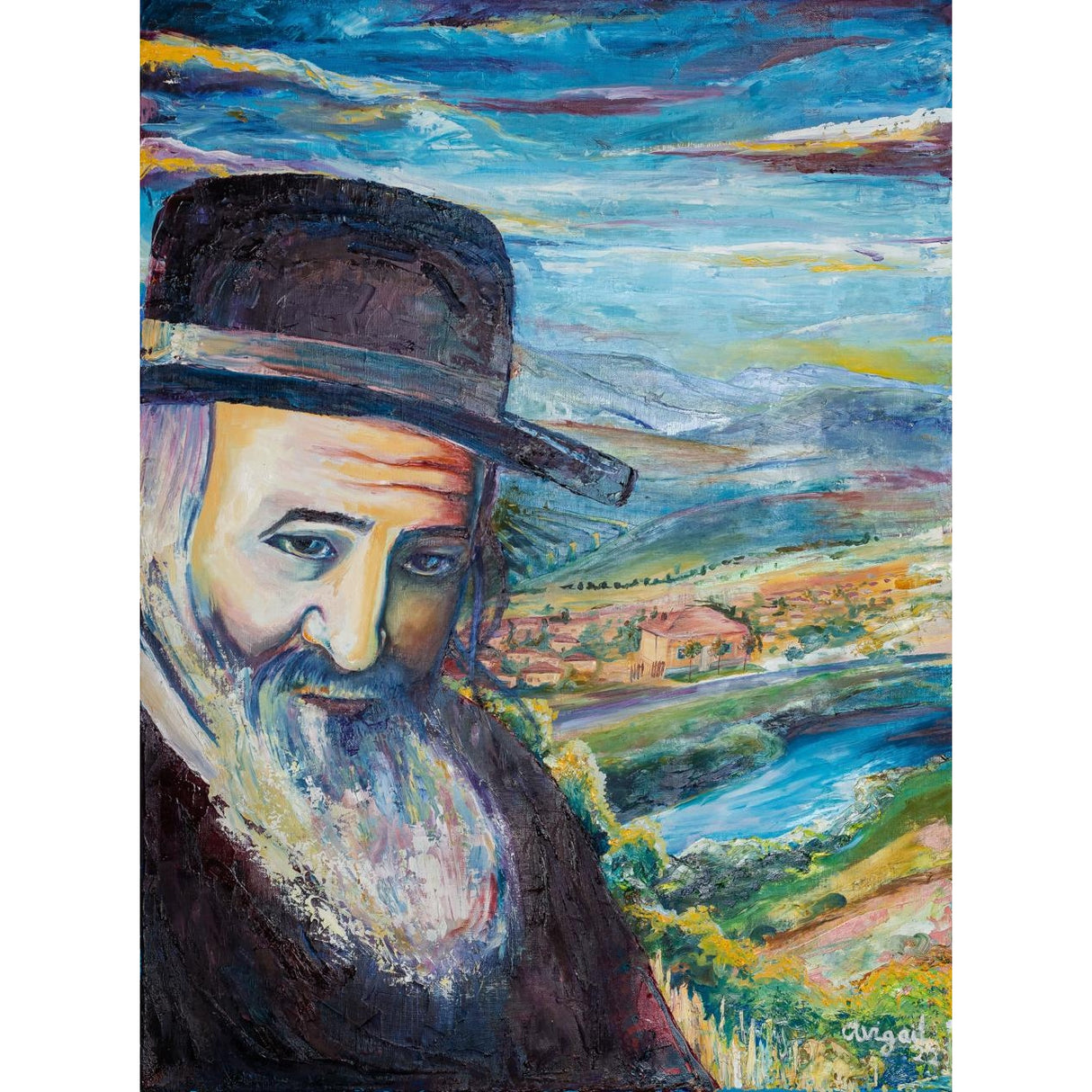 reb shayele on canvas