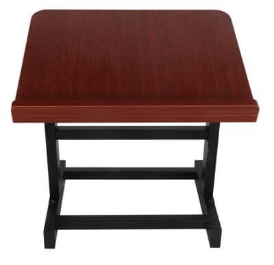 Mahogany Table Top Shtender With Metal Legs 12.5"H- NON ASSAMBLED