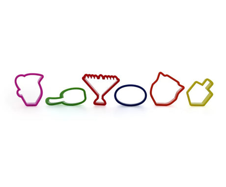 Chanukah Cookie Cutters - Set of 6 Pcs