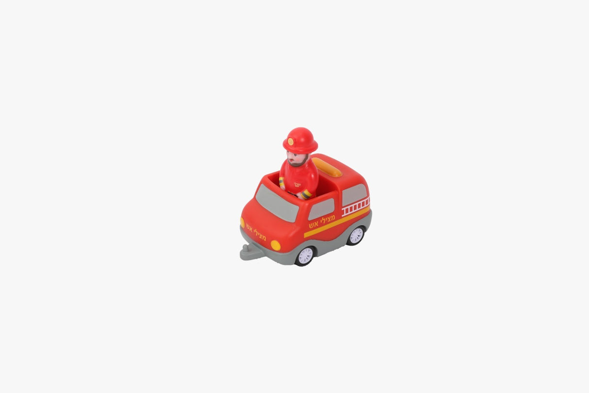 Kindervelt Kinder Wheels Fire Rescue Vehicle And Mentchee