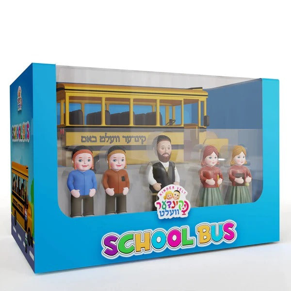 Kinder Velt: School Bus Set (6 Pcs)