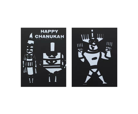 Chanukah Foil Art