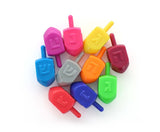 Pack of 10 Coloured Dreidels