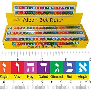 Aleph-Bet Ruler in display "12"