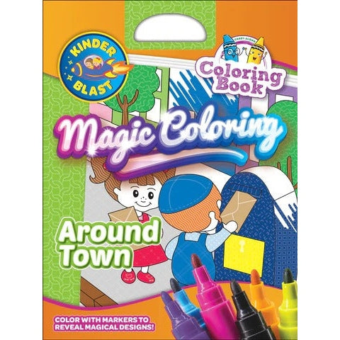 Magic Coloring Book- Around Town