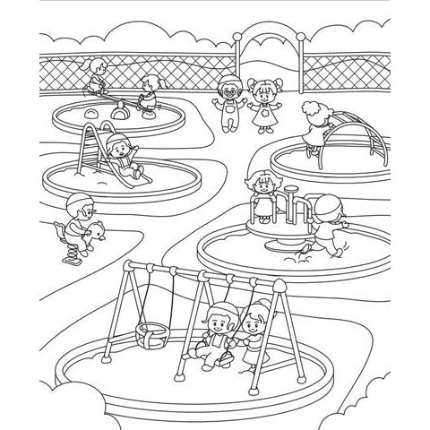 Magic Coloring Book- Around Town